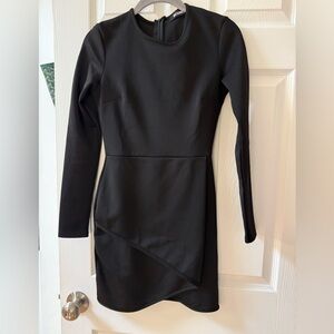 Missguided bodycon black dress